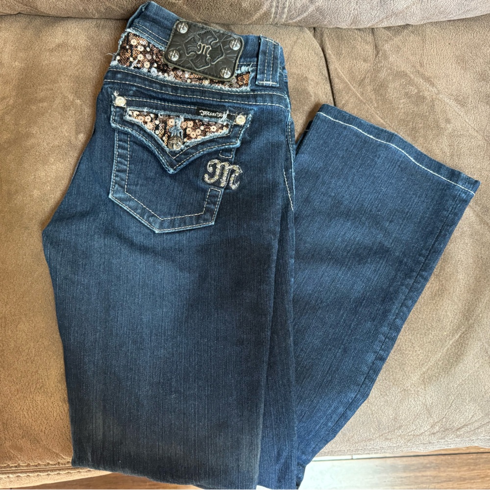 Size 26 Miss Me boot cut jeans